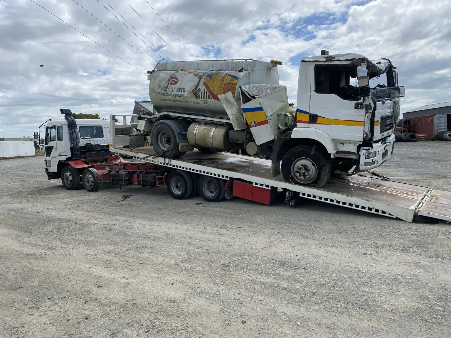 Fuel truck recovery
